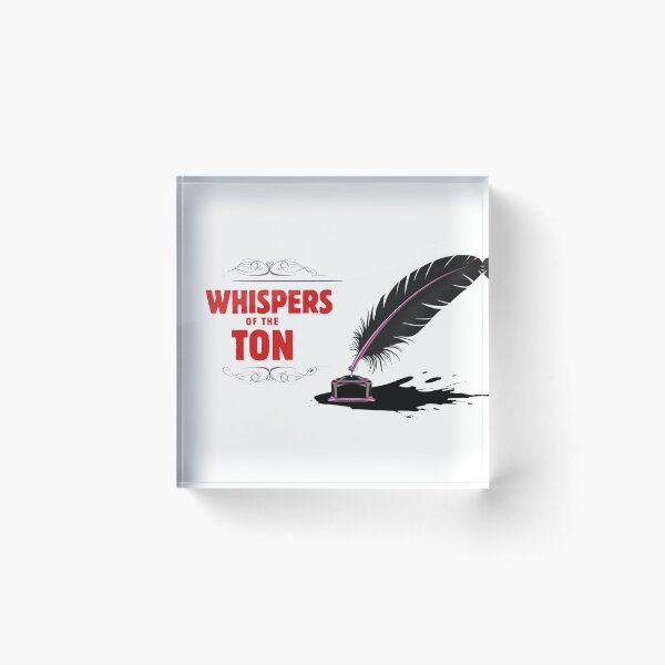 Aperçu de l'œuvre Motif de plume vintage – Œuvre d'art inspirée de Bridgerton « Whispers of the Ton » créée et vendue par invulgar.