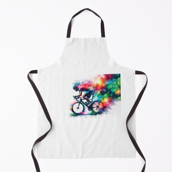 Item preview, Cyclist in watercolor designed and sold by paulrommer.
