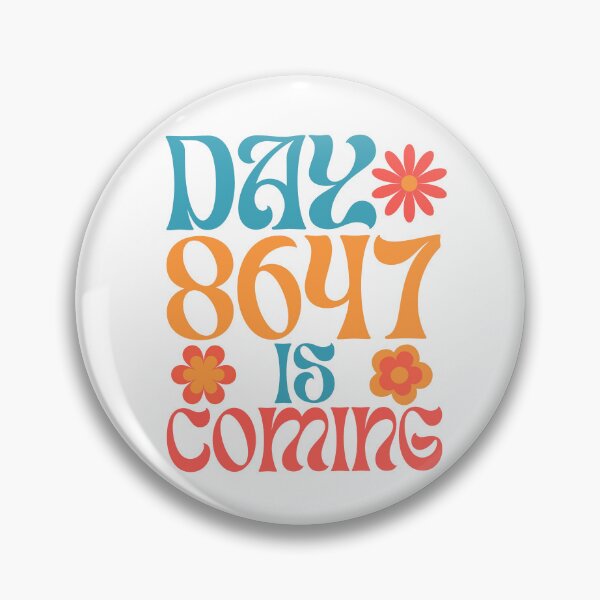 Item preview, Day 8647 is Coming – Retro Floral Protest Art designed and sold by katyako.