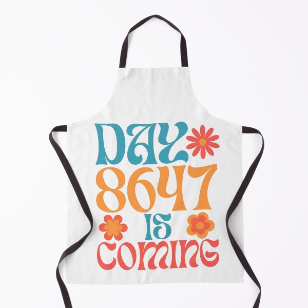 Item preview, Day 8647 is Coming – Retro Floral Protest Art designed and sold by katyako.