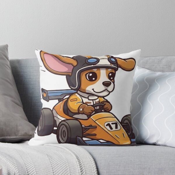 Item preview, Cute Baby Beagle Race Car Driver designed and sold by likbatonboot.