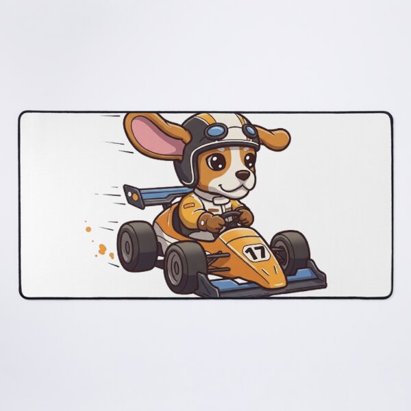 Item preview, Cute Baby Beagle Race Car Driver designed and sold by likbatonboot.