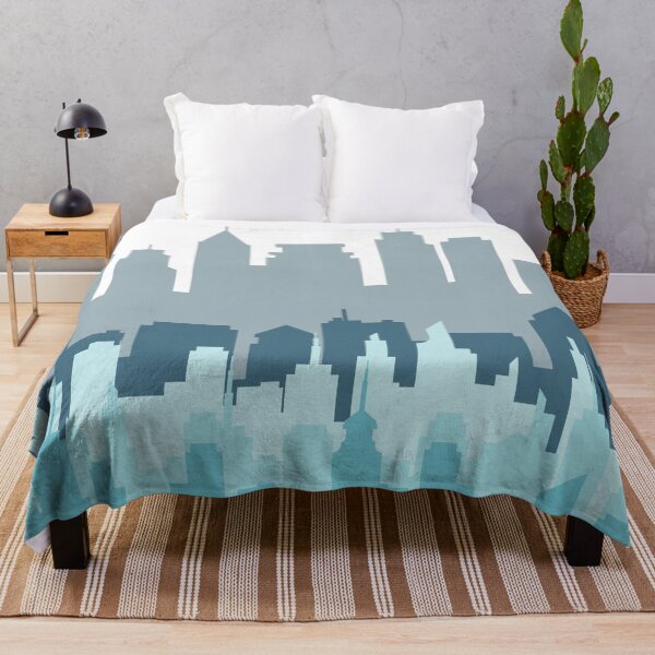 Item preview, Modern Cityscape Pixel Art – Urban Skyline Design designed and sold by RaiyaTees.