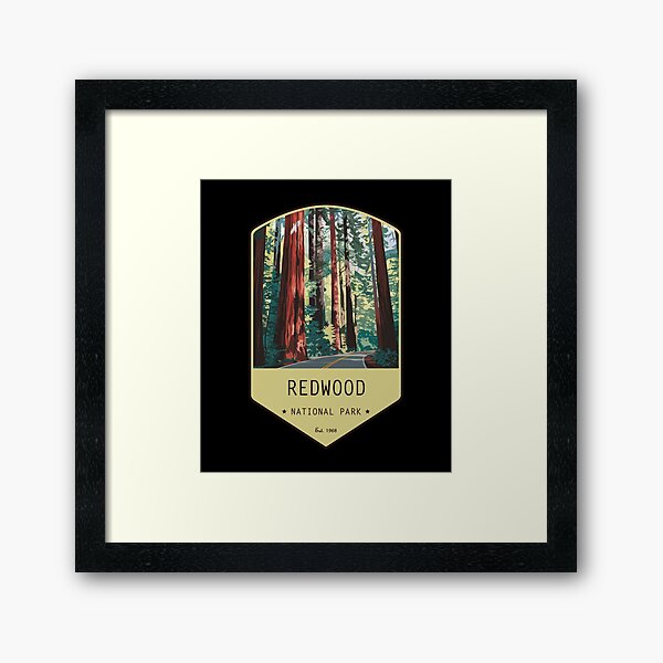 Item preview, Redwood National Park Vintage Design designed and sold by Wanderful-roads.