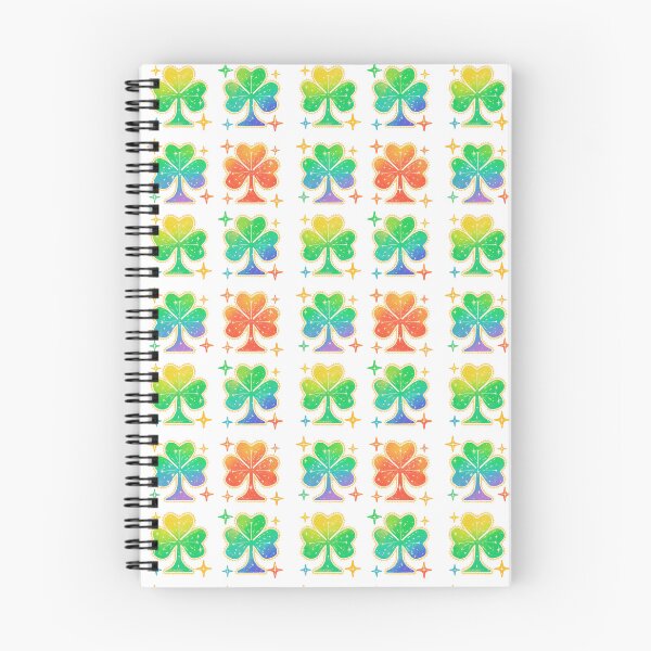 Item preview, Lucky leaf stamp pattern, bright colors St. Patrick's Day Watercolor designed and sold by pencil-art98.