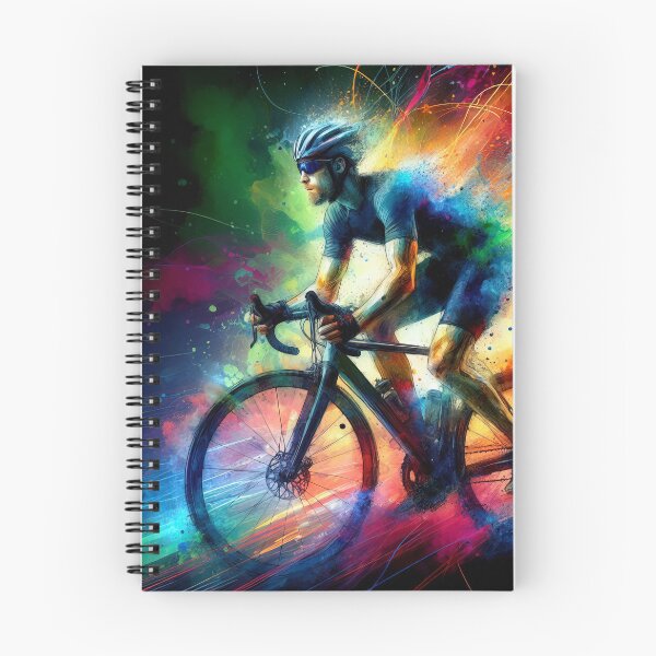 Item preview,   Cyclist in watercolor designed and sold by paulrommer.