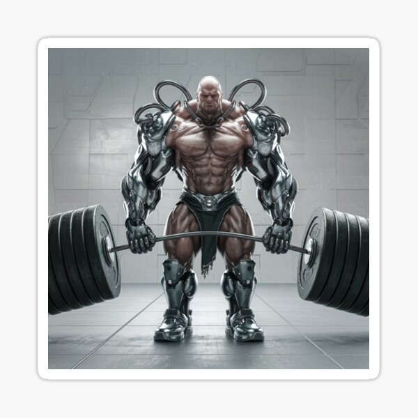 Artikel-Vorschau von Kybernetischer Bodybuilder, designt und verkauft von KDCreationsss.