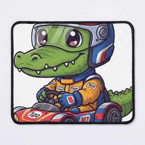 Item preview, Cute Baby Elephant Race Car Driver designed and sold by likbatonboot.