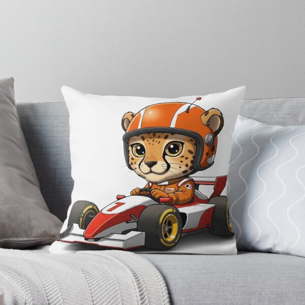 Item preview, Cute Baby Cheetah Race Car Driver designed and sold by likbatonboot.