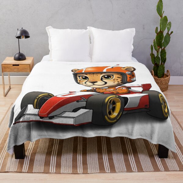 Item preview, Cute Baby Cheetah Race Car Driver designed and sold by likbatonboot.