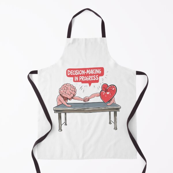 Item preview, Decision-Making in Progress Brain vs Heart Illustration designed and sold by PrintMastery.