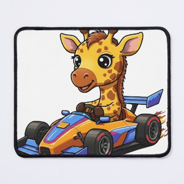 Item preview, Cute Baby Giraffe Race Car Driver designed and sold by likbatonboot.