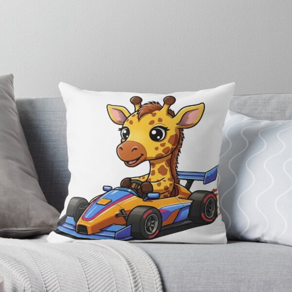 Item preview, Cute Baby Giraffe Race Car Driver designed and sold by likbatonboot.