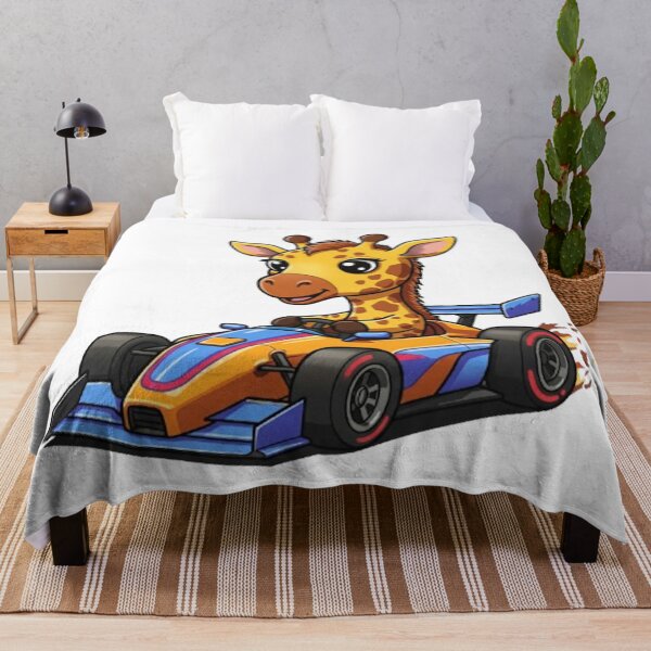 Item preview, Cute Baby Giraffe Race Car Driver designed and sold by likbatonboot.
