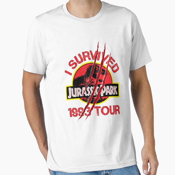 Item preview, Vintage Jurassic Park, Jurassic Park Entrance with Tour Jeep, Dinosaur T-Rex, Jurassic World, Prehistoric Dino  designed and sold by NobelT.