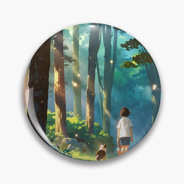 Item preview, Anime: Studio Ghibli inspired Boy and Dog designed and sold by Glitchart66.