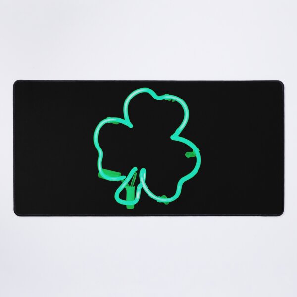 Item preview, Paddys Day, trébol irlandés de neón designed and sold by badlydrawnbabe.
