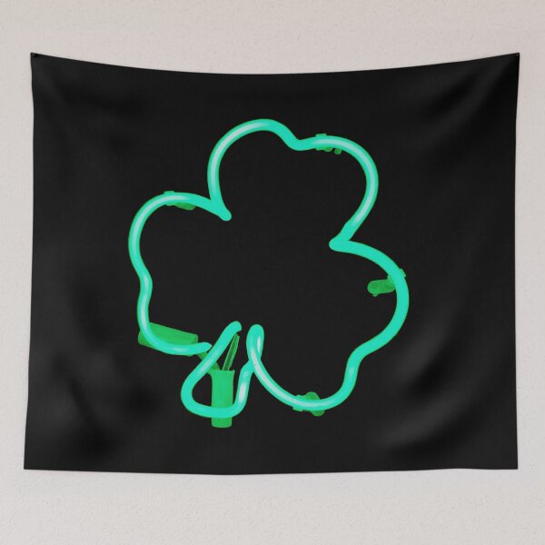 Artikelvorschau, Paddys Day, irisches Neonkleeblatt entworfen und verkauft von badlydrawnbabe.