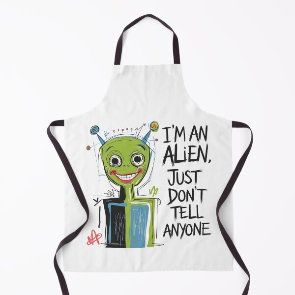 Item preview, Don't deport me, Alien, funnyfits70, Humor, Funny, retro, vintage, funny quotes, animal humor, designed and sold by FunnyFits70.
