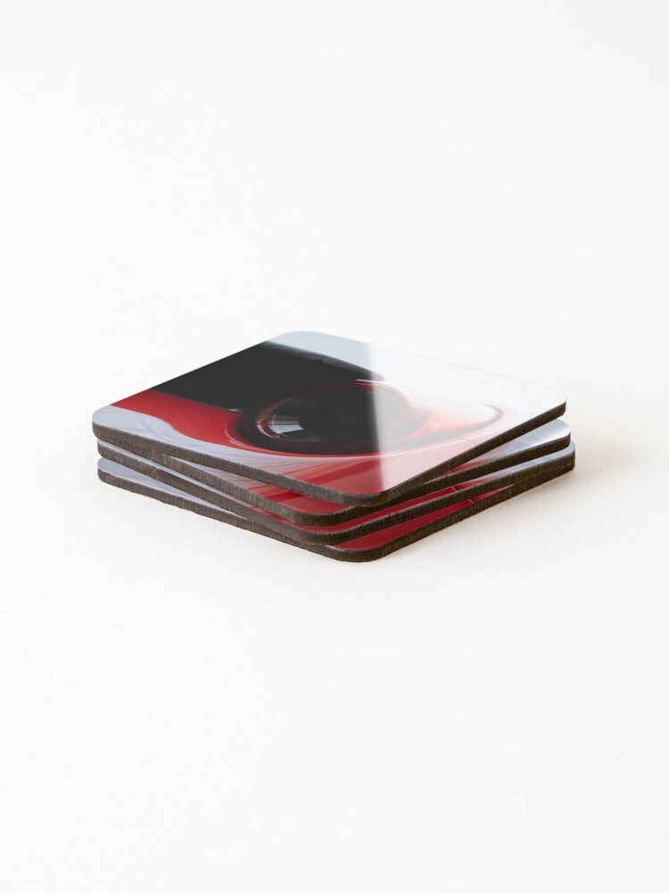 Thumbnail 4 of 5, Coasters (Set of 4), Ferrari 488 Rear Light designed and sold by P-R-Photography.