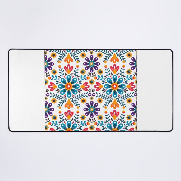 Item preview, Colourful Folk Floral Pattern – Vibrant Decorative Art designed and sold by RaiyaTees.