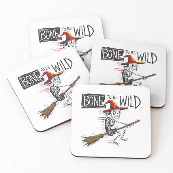 Item preview, Born to be wild, Bone, Skeleton, witch, funnyfits70, Humor, Funny, retro, vintage, funny quotes, animal humor, designed and sold by FunnyFits70.