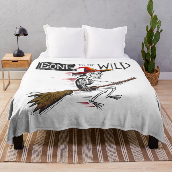 Item preview, Born to be wild, Bone, Skeleton, witch, funnyfits70, Humor, Funny, retro, vintage, funny quotes, animal humor, designed and sold by FunnyFits70.
