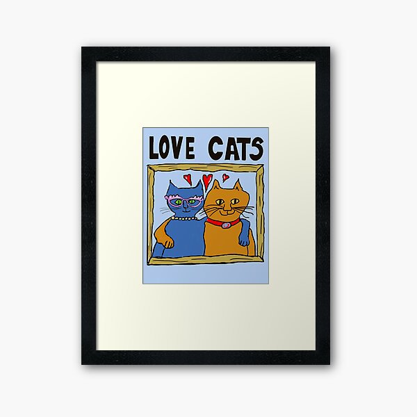 Item preview, Love Cats designed and sold by Joyride Art and Design UK.