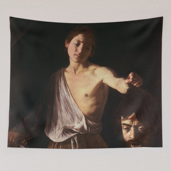 Item preview, David with the Head of Goliath by Caravaggio (1610) designed and sold by Vintage Designs +.