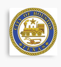 Seal of Houston, Texas Canvas Print