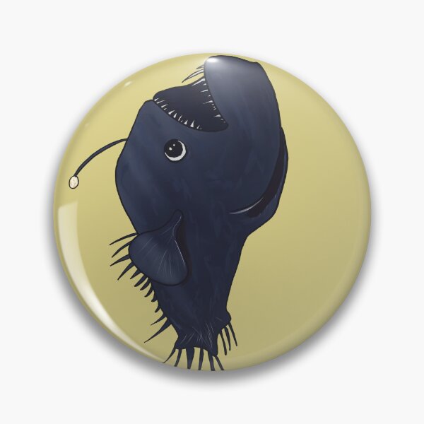 Item preview, The small anglerfish on the way to the light with background designed and sold by UniqueSoulGirl.