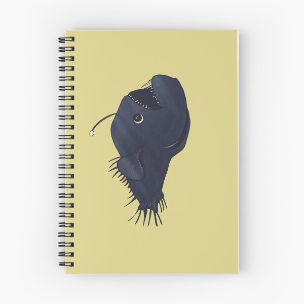 Item preview, The small anglerfish on the way to the light with background designed and sold by UniqueSoulGirl.