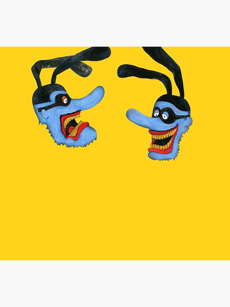 Thumbnail 5 of 5, Socks, Yellow submarine, Blue meaniens designed and sold by Bokonah.