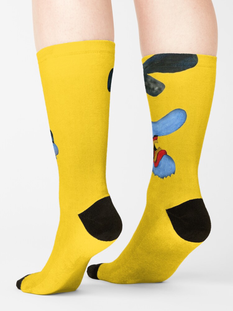 Thumbnail 4 of 5, Socks, Yellow submarine, Blue meaniens designed and sold by Bokonah.