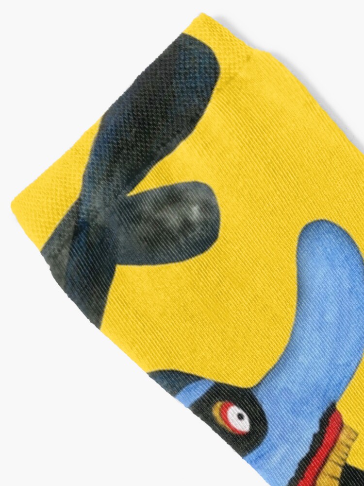 Thumbnail 2 of 5, Socks, Yellow submarine, Blue meaniens designed and sold by Bokonah.
