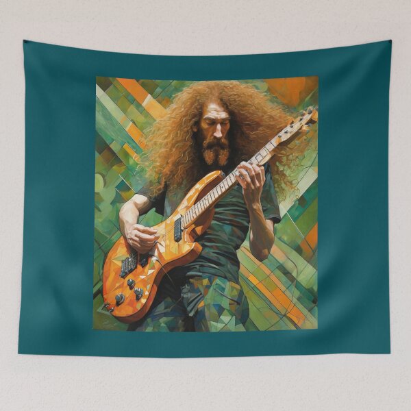 Item preview, "Guthrie Govan's Melodic Vortex: A Fusion of Sound and Geometry" designed and sold by Artisticanvas.