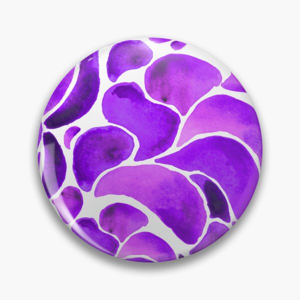 Item preview, A vibrant, abstract watercolour pattern of Montipora coral in deep purple designed and sold by Hillary Holt.