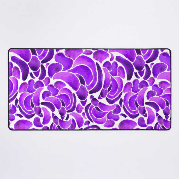 Item preview, A vibrant, abstract watercolour pattern of Montipora coral in deep purple designed and sold by Hillary Holt.