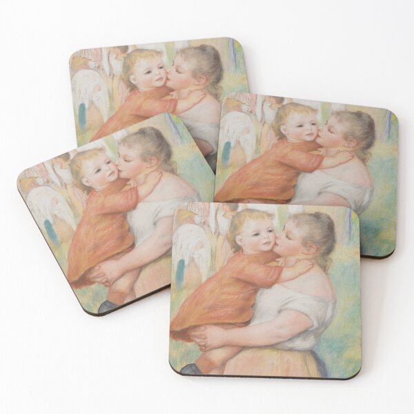 Item preview, Laundress and Her Child (Aline and Pierre), c. 1886. Pierre-Auguste Renoir (French, 1841–1919) designed and sold by Vintage Designs +.