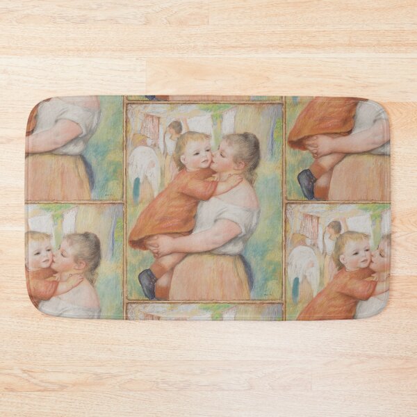 Item preview, Laundress and Her Child (Aline and Pierre), c. 1886. Pierre-Auguste Renoir (French, 1841–1919) designed and sold by Vintage Designs +.