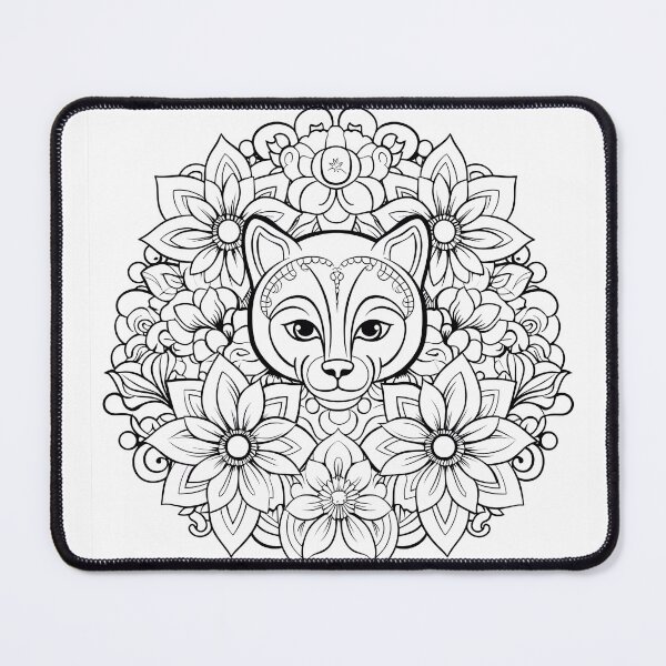 Artikelvorschau, Blumendesign Nr. 42 Malvorlagenmuster entworfen und verkauft von DavidColoring.