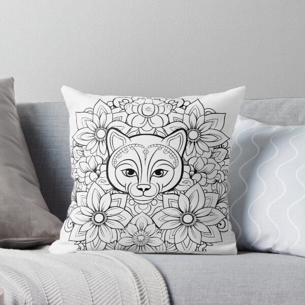 Item preview, Flower Design #42 Coloring Page Pattern  designed and sold by DavidColoring.