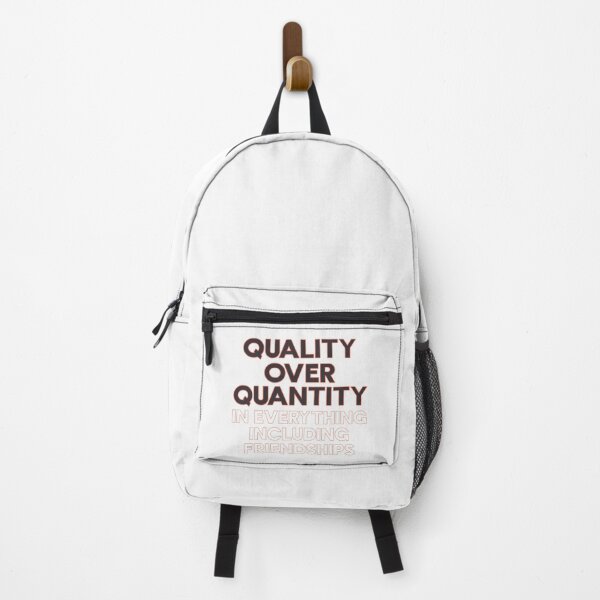 Item preview, Quality Over Quantity In Everything Including Friendships - Minimalist Saying designed and sold by TheSassyNoble.
