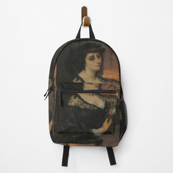 Item preview, Mme L... (Laure Borreau), 1863. Gustave Courbet (French, 1819–1877). Oil on fabric designed and sold by Vintage Designs +.