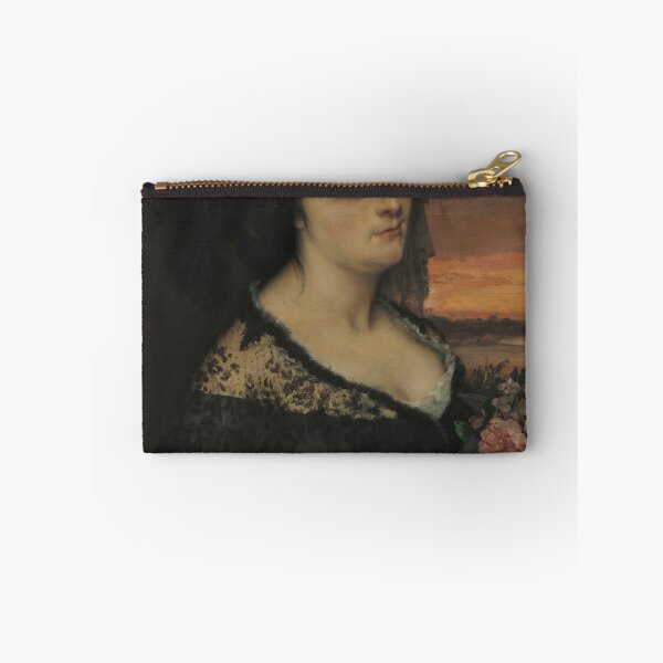 Item preview, Mme L... (Laure Borreau), 1863. Gustave Courbet (French, 1819–1877). Oil on fabric designed and sold by Vintage Designs +.