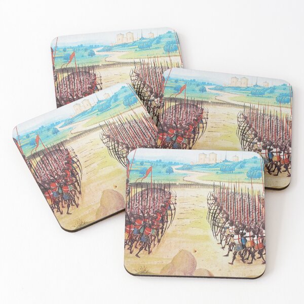 Item preview, A Medieval painting of the battle of Agincourt  designed and sold by Vintage Designs +.