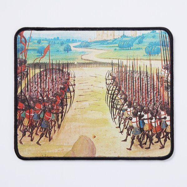 Item preview, A Medieval painting of the battle of Agincourt  designed and sold by Vintage Designs +.