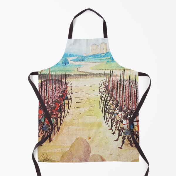 Item preview, A Medieval painting of the battle of Agincourt  designed and sold by Vintage Designs +.