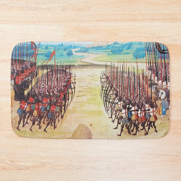 Item preview, A Medieval painting of the battle of Agincourt  designed and sold by Vintage Designs +.