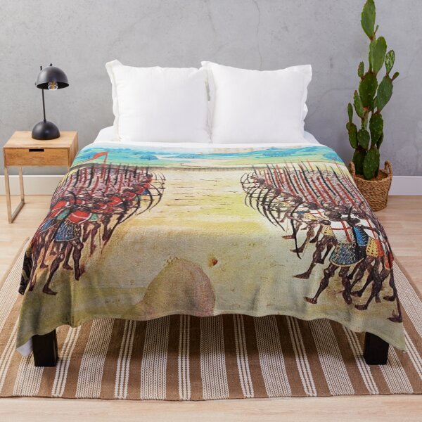 Item preview, A Medieval painting of the battle of Agincourt  designed and sold by Vintage Designs +.